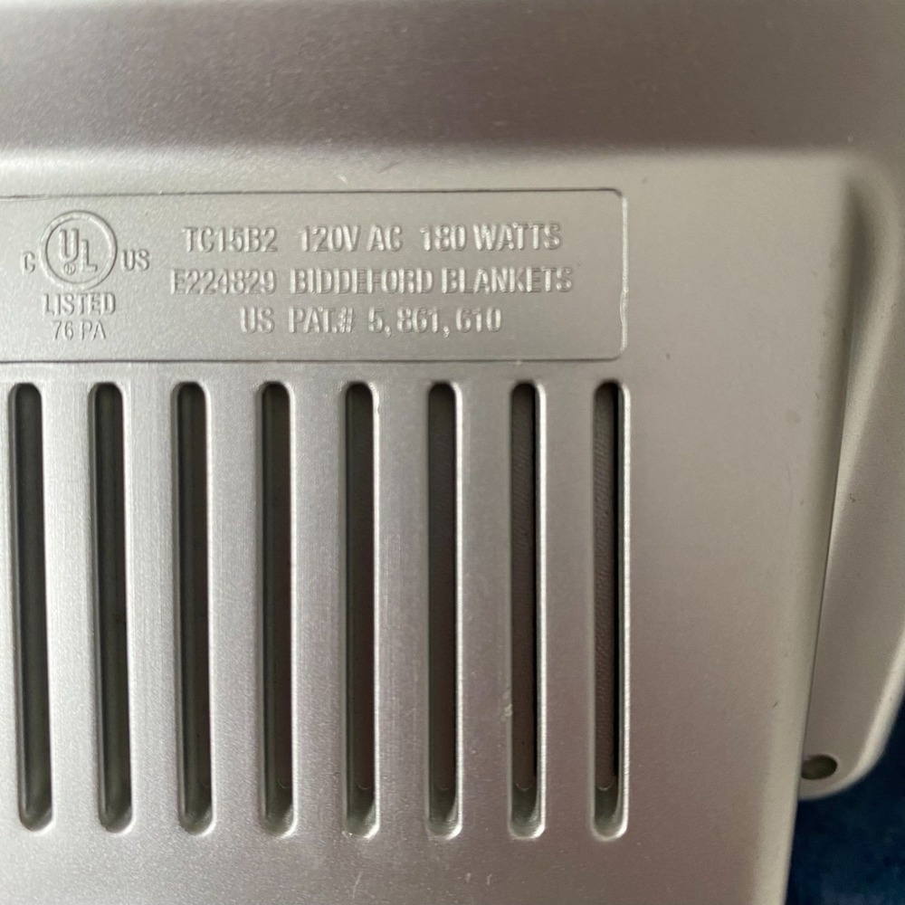 Biddeford Electric Blanket King Blue Heated Cover Dual Control Microplush, Fine! - Picture 8 of 8